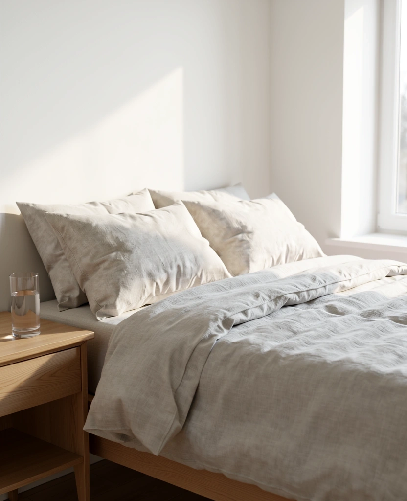 Ramus rytas miegamajame